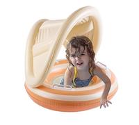 Swimming Float for and, Adjustable Kids Floating Rings with UV Sunshade Canopy, PVC Comfortable Float Trainer for and Kids, Perfect for Pool, 57 x 49 cm