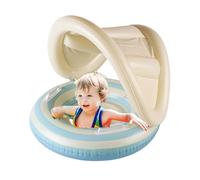 Swimming Float for and, Adjustable Kids Floating Rings with UV Sunshade Canopy, PVC Comfortable Float Trainer for and Kids, Perfect for Pool, 57 x 49 cm