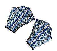 Swimming Gloves - Nylon 50g, Webbed Swim Gloves, Dazzling Pattern | Stable Grip, Aqua Fitness Glovess, Water Aerobics Glove For Men, Women, Diving, Surfing, Propulsion, Stroke Improvement