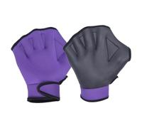 Swimming Gloves Webbed | Water Gloves Aquatic Mittens | Swim Training Diving Gear, No Fading Rubber Mittens