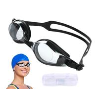 Swimming Goggles Waterproof Anti-Glare Silicone Strap Adults Teenagers
