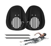 Swimming Hand Paddles, Aid Hands Paddle Swim Trainings Fins Adults, Ajustable Straps Speed & Endurance, Training Swim Floats for Open Water Aids, 20x10x5cm