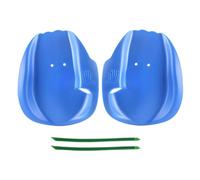 Swimming Hand Paddles, PVC Water Aerobic Training Equipment, 6.3x5.31 Inches Lightweight Swim Paddles, Compact Enhances Strokes Techniques and Strength for Pool Practice