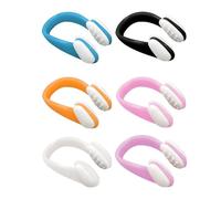 Swimming Nose Clip, 60g Swim Nose Clip, 6 Pieces Silicone Plug, Safe Protector for Adults, Freediving Competition, Water Sports, Surfing, Comfortable Fit for Men and Women, 4.5x2x3.5cm
