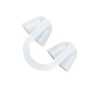 Swimming Nose Clip, Water Sport Gear, Nasal Plug Set, White Waterproof Comfort Fit, Soft Silicone Grip, Pool Training and Competition Use Swimming Provide Effective Protection