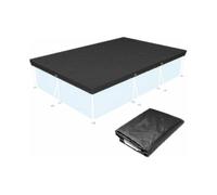 Swimming Pool Cover, 221*150cm Rectangular Swimming Pool Cover, Above Ground Swimming Pool Winter Cover, Foldable And Waterproof Swimming Pool Cover W
