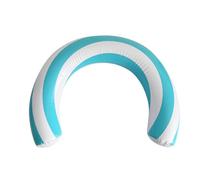 Swimming Pool Float, Curved Inflatable Swim Noodles - Classic Striped Design Beach Toy for Home Pools, Outdoor and Garden Pools