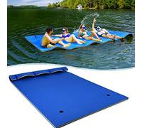 Swimming Pool Floating Water Mat XPE Foam Water Pad Soft Swimming Float Mat for Pool Beach, 270cm/ 350cm/ 550cm,Dark Blue,550m*183cm