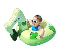 Swimming Pool Floats, Excavator Float Ring, PVC Inflatable Raft, Fun Construction Shape, Kids Water Play Outdoor, Size 61x102cm/24.02x40.16 Inches, 1 Piece, 22-66 Pounds