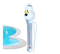 Swimming Pool Temperature Gauge - Duck Floating Water Thermometer, Accurate Measuring Instrument With String, Easy Read Bath Sensor | Pond Spa Hot Tub Bathtub Ice Use For Home Monitoring