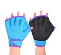 Swimming Resistant Gloves - Webbed Gloves Aquatic Mittens,Swim Training Diving Gear, No Fading Rubber Mittens