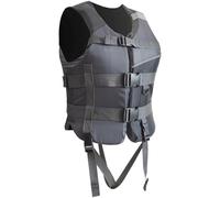 Swimming Vest Unisex Buoyancy Aid Rider Oxford Cloth Safety Vest Lightweight for Sea Fishing Boating Kayak Water Sports Swimming Surfing Canoeing Rafting Outdoor Safety Gear(Grey,M)