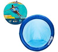 SwimWays Spring Float Papasan - Tumbona de Piscina con válvula hiperplana, Flotador Inflable para Piscina, Color Azul