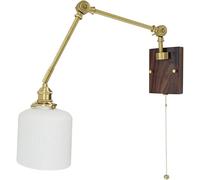 Swing Arm Wall Sconce with on off Switch Adjustable Ribbed Ceramic Lamp Modern Minimalist Vintage Bedside Reading Light for Living Room(Style 5)/Style 7