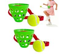 Swing Ball Game,Game Fun Catch Ball In Cup,Catching Cup Toy with Adjustable Belt,Fun Reaction Games,Twerk Balls Games For Eye Waist Coordination,For Family Party,Fitness Exercise(A)