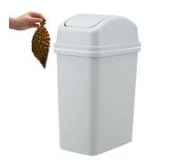 Swing Bin - Bin Residuos De Residuos | Basura Puede Basura Con Tapa Swing | Cesta De Residuos De Cocina 10L Gruesa | Reclamación De Residuos De Baño A Prueba De Fugas Para Dormitorio