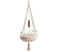 Swing de Gato, Cama de Gato Colgante de 49 Pulgadas con Estera de algodón, Hamaca de Gato Estilo Boho con Borla, Cama de Hamaca para Gatos Que Salva el Espacio para Dormir, Jugar y Descansar