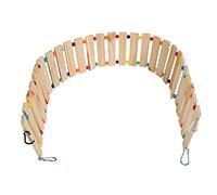 Swing de Madera con Alimentador y Escalera para el Juego de Aves Corral (L 3.2cm / 1.3in)