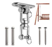 Swing Hanger - 360 ° Giros Giros De Hardware De Columpios | 304 Hangers De De Servicio Pesado 304 Acero Inoxidable para Porche, Patio, Silla, Parque Infantil, Jardín, Interior Y