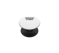 Swing Hard Hit Harder papá lanzando Hacha de leñador PopSockets PopGrip Adhesivo