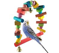 Swing Salakeet para Kage - Mantenga los rangos suspendidos con un juego, una línea preliminar para salarios y masticación | Entrenamiento Decorativo para pájaros pequeños, movimiento y juego