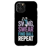 Swing Swear Find Dad Golf Best Dad by Par Funny Par Golfing Carcasa para iPhone 11 Pro