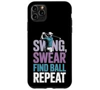 Swing Swear Find Dad Golf Best Dad by Par Funny Par Golfing Carcasa para iPhone 11 Pro Max