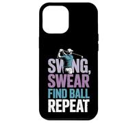 Swing Swear Find Dad Golf Best Dad by Par Funny Par Golfing Carcasa para iPhone 12 Pro Max