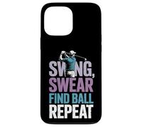 Swing Swear Find Dad Golf Best Dad by Par Funny Par Golfing Carcasa para iPhone 13 Pro Max
