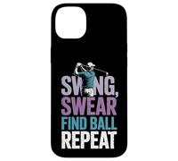 Swing Swear Find Dad Golf Best Dad by Par Funny Par Golfing Carcasa para iPhone 14 Plus