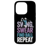Swing Swear Find Dad Golf Best Dad by Par Funny Par Golfing Carcasa para iPhone 14 Pro