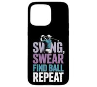 Swing Swear Find Dad Golf Best Dad by Par Funny Par Golfing Carcasa para iPhone 15 Pro Max