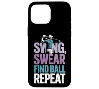 Swing Swear Find Dad Golf Best Dad by Par Funny Par Golfing Carcasa para iPhone 16 Pro Max