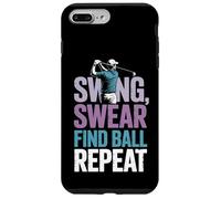 Swing Swear Find Dad Golf Best Dad by Par Funny Par Golfing Carcasa para iPhone 7 Plus/8 Plus
