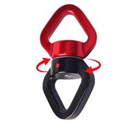 Swing Swivel - Heavy Duty Aluminum Aerial Rotational Device | Aerial Yoga Swivel | 30kn Rope Rotation Safety Rotator, Multi-Functional Connector for Yoga Rock Indoor Outdoor Yard Garden Bedroom