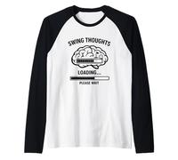 Swing Thoughts Cargando Breakfast Ball Right Club Aunque Camiseta Manga Raglan