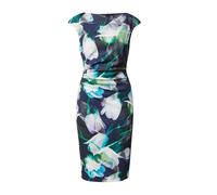 SWING Vestido de tubo marino / verde / blanco 42 marino / verde / blanco