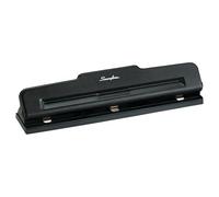 Swingline - Economy Punch, 3 Holes, 9/32" Size, 10 Sheets, Black, Sold as 1 Each, SWI74015