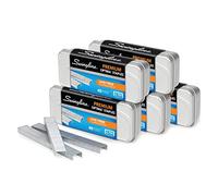 Swingline Grapas, Optima, Premium, 1/4 pulgadas de longitud, sin atascos, 210 por tira, 3,750/caja, paquete de 5 (S7035565)
