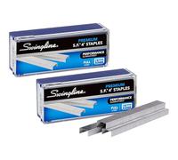 Swingline Grapas, paquete de 2, S.F. 4, Premium para grapadoras de escritorio, 1/4 pulgadas de longitud, 210/tira, 5000/caja (35450)