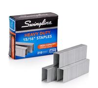 Swingline Grapas resistentes, 15/16", 1000 unidades, color plateado
