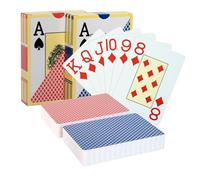 SWINILAYA 2 Pack Baraja de Póker - HD Naipes de Plástico Impermeables - Cartas de Lujo para Texas Hold'em, Blackjack y Juegos de Casino