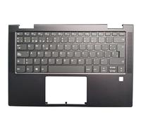 SWINKU For Lenovo Yoga C740-14 C740-14IML Spanish SP Laptop Keyboard with Palmrest Upper Case No touchpad (Color : Black no Backlit)