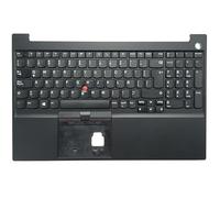 SWINKU New Latin LA/Spanish SP/French FR AZERTY Laptop Keyboard FOR Lenovo Thinkpad E15 Gen 2 palmrest Upper Cover No Backlight (Color : LA Keyboard)