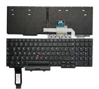 SWINKU New Latin LA/Spanish SP/French FR AZERTY Laptop Keyboard For Lenovo ThinkPad E15 Gen 2 (Type 20T8 20T9 20TD 20TE) (Color : LA with Backlit)