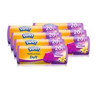 Swirl 20 l Bolsas de Basura Perfumadas de Vainilla y Lavanda, Paquete de 12 Unidades