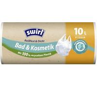 Swirl Bolsa de basura con asa de 10 L, 37 unidades