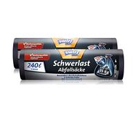 Swirl - Bolsas de basura profesionales para cargas pesadas (con cordón, resistentes)