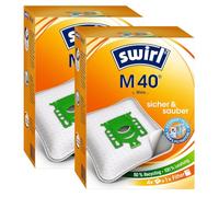 Swirl M40 - Pack de 8 bolsas originales para aspiradora Miele EcoLine S5