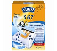 Swirl s 67 neutralizair bolsa para el polvo aspiradora cilíndrica